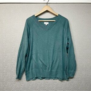 L Lucky Brand V-Neck Sweater